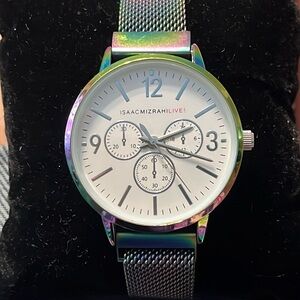 Issac Mizrahi Live Rainbow Mesh Watch!!!!